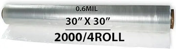 30X30 inches Pizza Shrink Film Rolls 0.6 mil Polyolefin